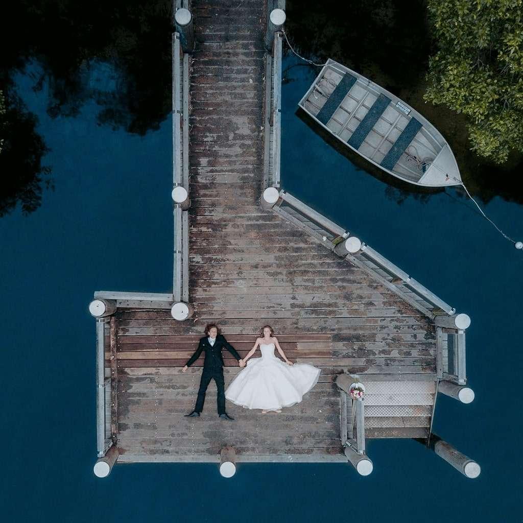 drone quay cảnh cưới cinematic