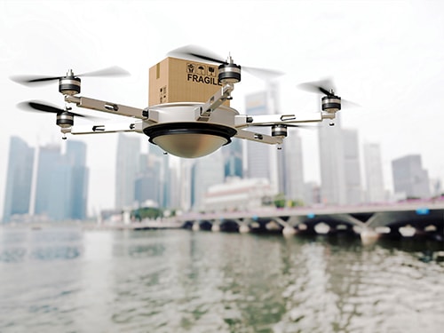tương lai drone logistics