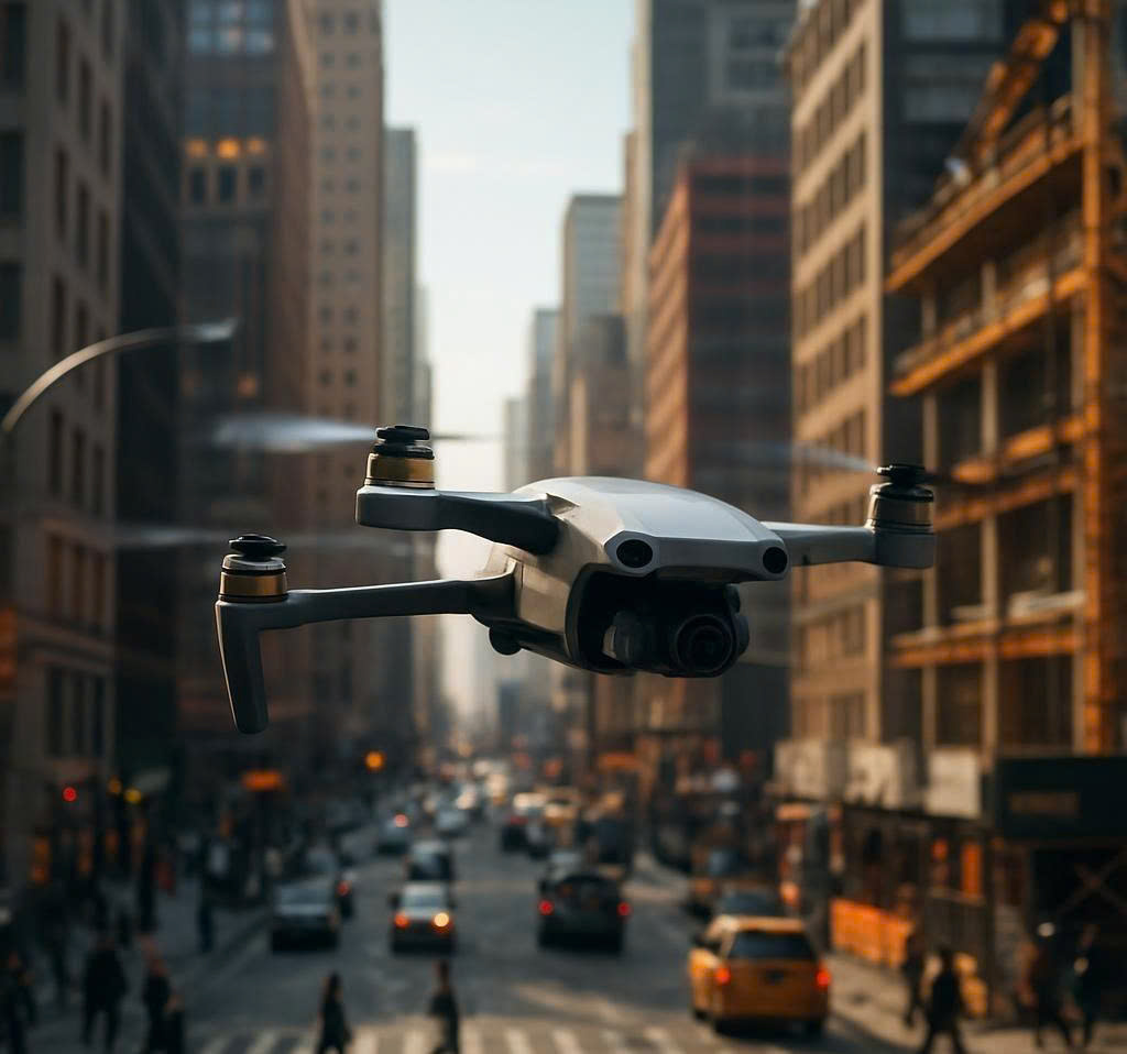 drone bay trong môi trường đô thị