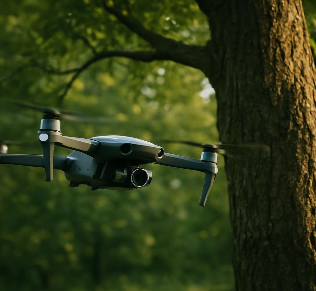 drone tự động tránh vật cản