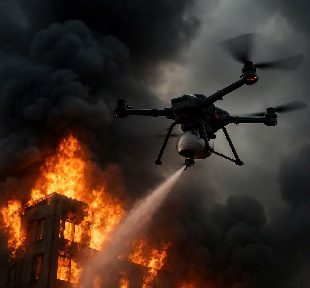 drone cứu hỏa